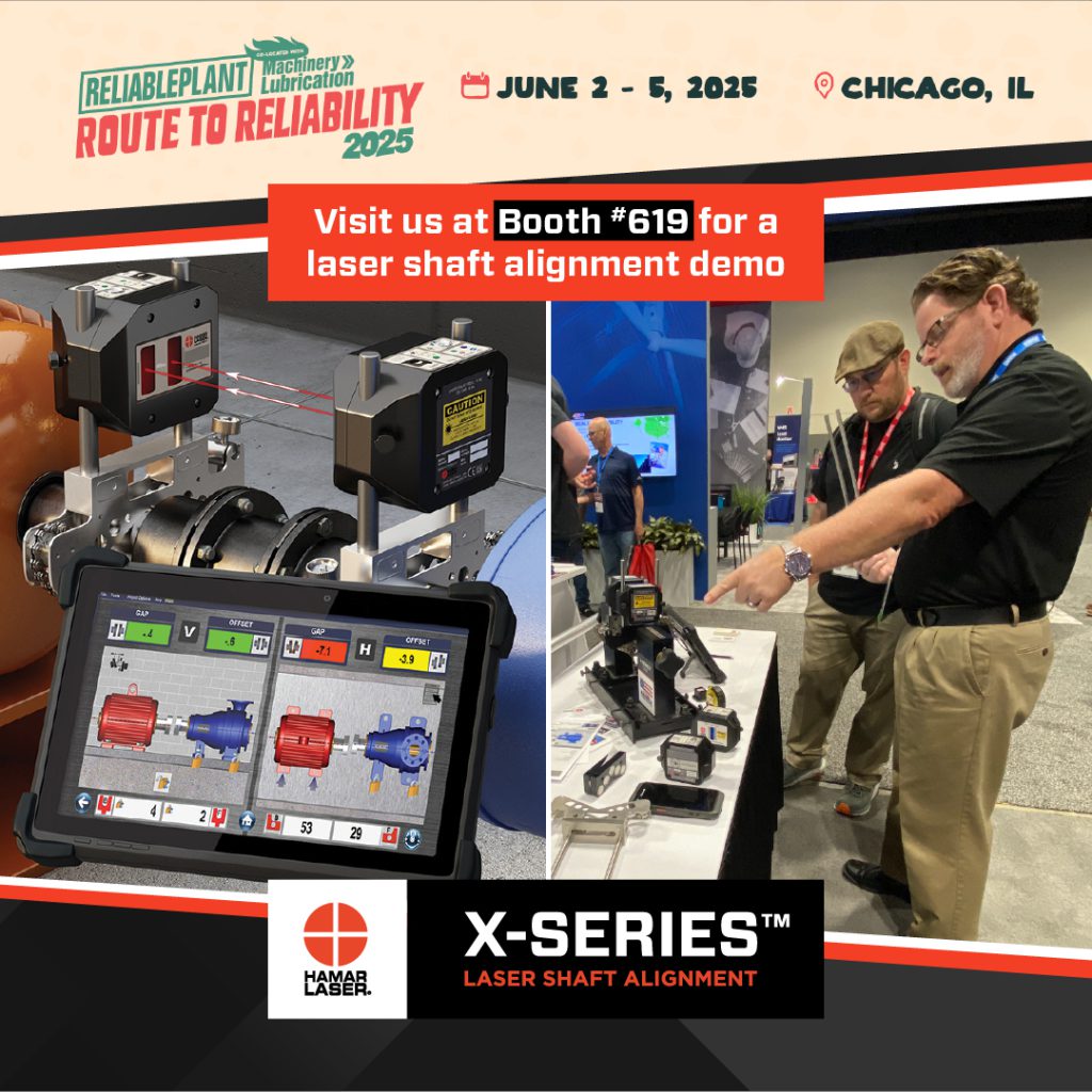 Hamar Laser X-Series is exhibiting at Reliable Plant 2025 in booth #619