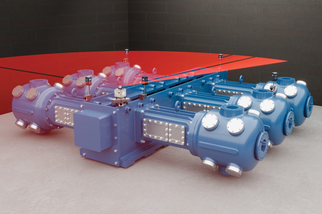 Ariel compressor with L-740 Ultra Precise Flatness laser alignment system