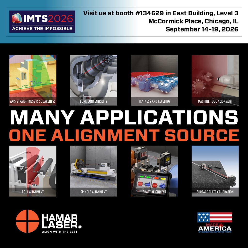 Hamar Laser IMTS 2026 Many Applications One Alignment Source
