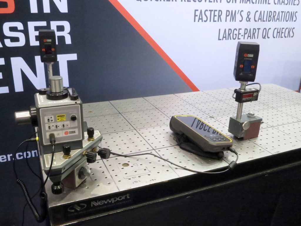 L-743 Ultra Precision Laser Alignment System set up at IMTS 2024